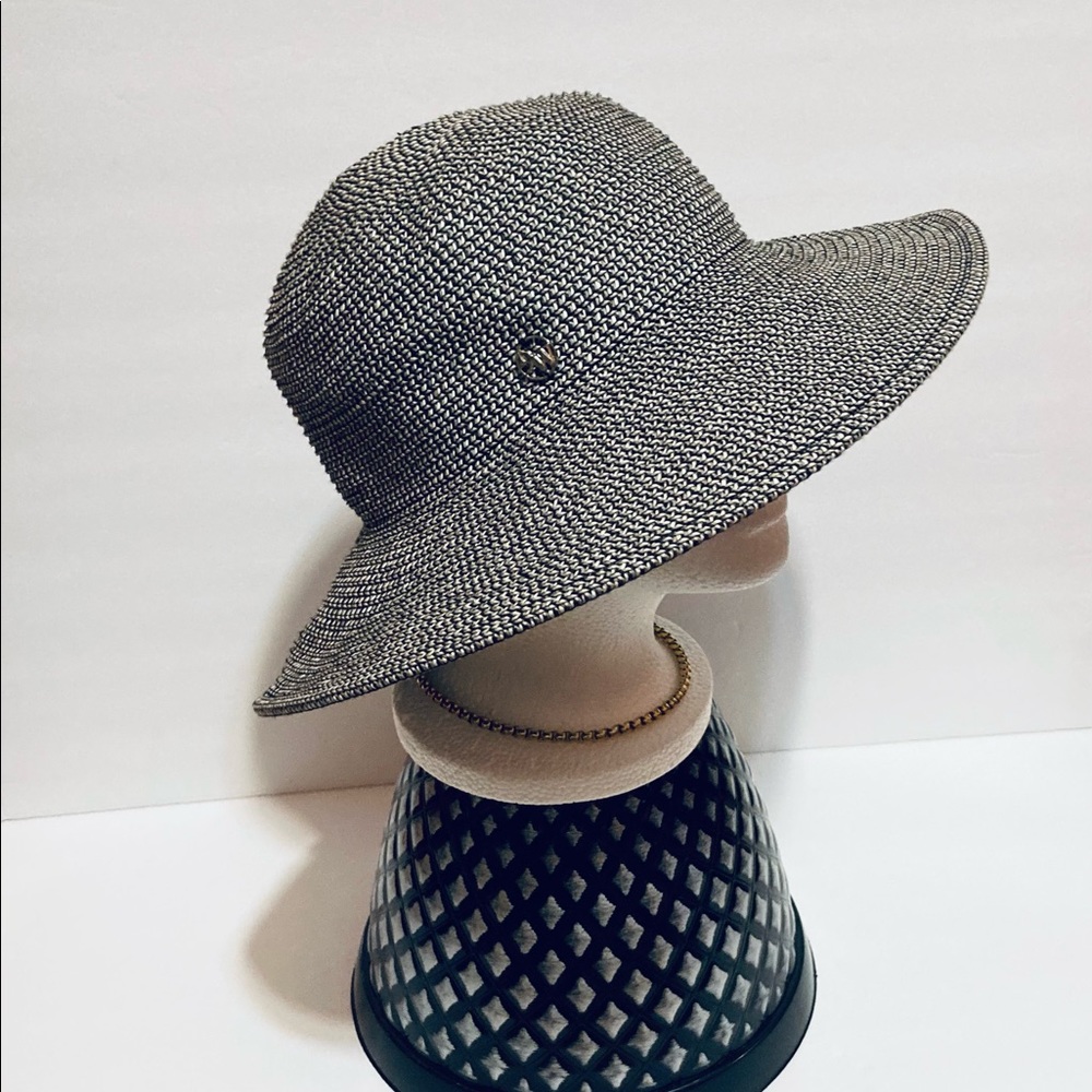 Nine West Downturned Brim Floppy Hat, polyester
 "One size"